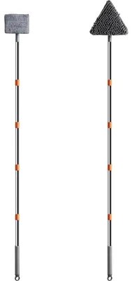 Image de Solidchoice - Kit professionnel de nettoyage des fenêtres avec une tige télescopique