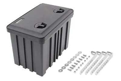 Produktbild von DAKEN JUST 81104 Werkzeugkasten 70l Staukasten 600x415x460 mm für LKW Anhänger inkl Halterungen robuste Box für Unterflurmontage spritzwassergeschützt