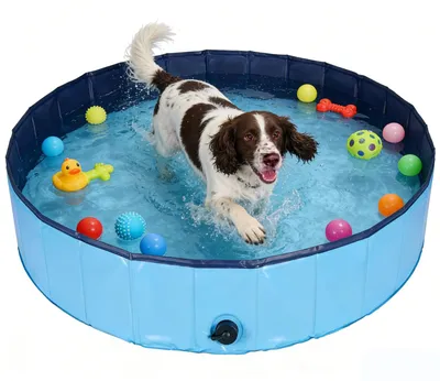 Productafbeelding van Opvouwbaar Hondenbad voor Kleine en Grote Honden 100 x 30 cm