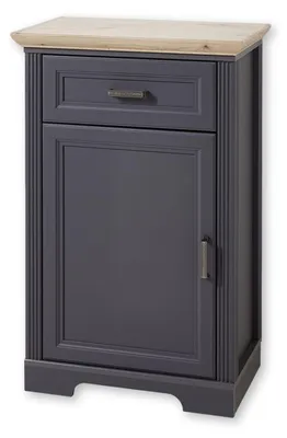 Produktbild von Stella Trading JASMIN Schuhschrank in Graphit, Artisan Eiche Optik - Landhaussti