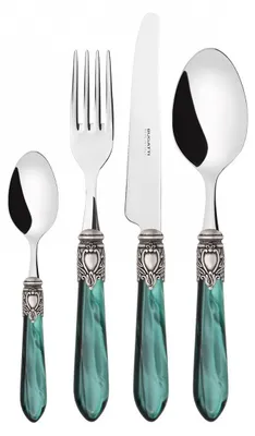 Immagine prodotto di OXFORD Ghiera Argento Anticato, Posate Set 24 pz, Scatola Gallery, Casa Bugatti