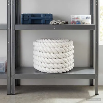 Immagine prodotto di Corda di cotone, diametro 36 mm, lunghezza 25 metri, colore bianco, 100% cotone