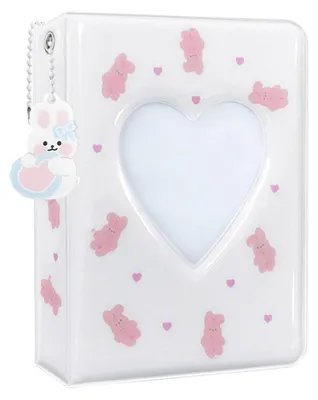 Productafbeelding van Mini Fotoalbum voor Kpop Fanfoto's met 40 Pocketen (Wit)