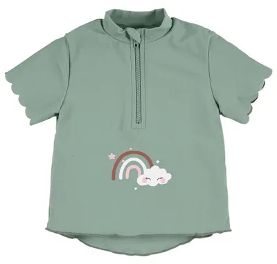 Produktbild von Sterntaler Badeshirt Regenbogen – UV-Schutz 50+ Kurzarm Schwimmshirt Mädchen – B