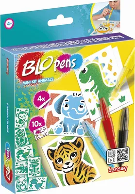 Zdjęcie produktu dla BLOPENS zestaw 4 mazaki mini zwierzęta 23491