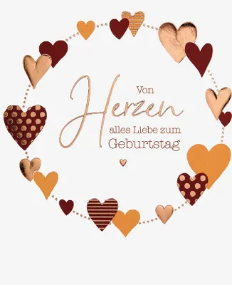Produktbild von Geburtstag Unverpackt Glückwunschkarte im Format 115x17cm mit Umschl