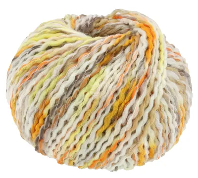 Produktbild von Lana Grossa Colortwist 0011 Rohweiß/Rost/Aubergine/Taupe 50g