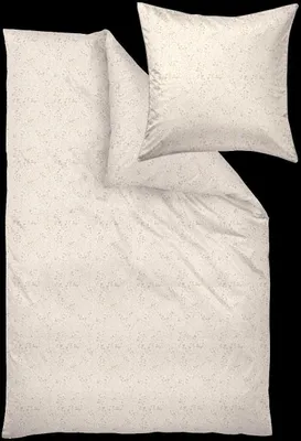 Zdjęcie produktu dla Curt Bauer maco brokatowa adamaszkowa pościel Love 155x220 cm + 40x80 cm nude