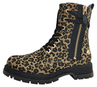 Immagine prodotto di Marco Tozzi: Scarpe da donna, stivali con lacci, color beige, modello casual