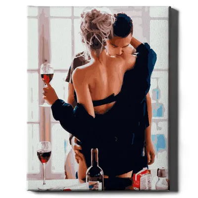 Produktbild von Oh Art! – Malen nach Zahlen Set – 40x50cm, mit Holzrahmen und Pinseln DIY