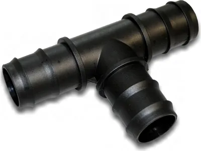 Produktbild von T Stück für Ø 38 mm Schlauch / Fitting Schlauchtülle für Pool Garten Schwimmbad etc.