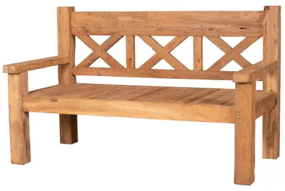 Produktbild von Teakholz Gartenbank - bene living - Rustique 160 cm