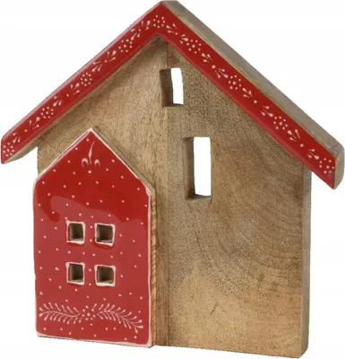 Imagen del producto de Figura navideña de madera, 22 cm