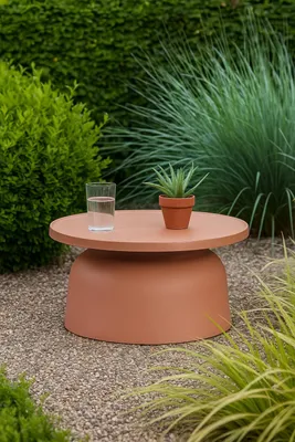 Immagine prodotto di HowHomely | Tavolino - OTTO2 - Polveroso - Design minimalista - Resistente alle intemperie e funzionale