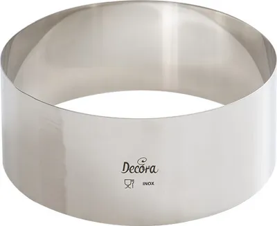 Zdjęcie produktu dla Okrągła obręcz do ciasta ze stali nierdzewnej 16x6cm