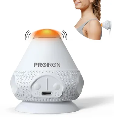 Produktbild von PROIRON Triggerpunkt Drücker Vibrierende, Triggerpunkt Massagegerät Heizung, Massage Balls mit Saugnapf für Muskelschmerzen und Heiße Kompresse der Rü