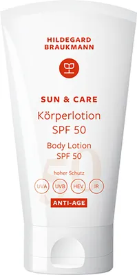 Produktbild von Hildegard Braukmann Sun & Care Anti-Age Körperlotion SPF 50 (150 ml)