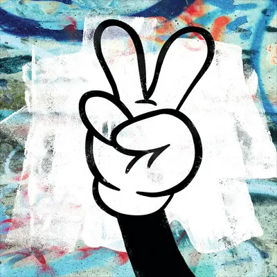 Produktbild von Glasbild Peace GLA2837 30x30 cm