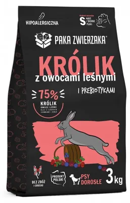 Zdjęcie produktu dla Sucha karma dla psa Paka Zwierzaka Seventh Heaven królik z owocami 3kg