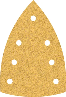 Image de Feuilles abrasives BOSCH delta bois peinture Expert C470 - 100x150 mm - 7 trous - Boite de 10 pièces - Grain 60 - 2608901115