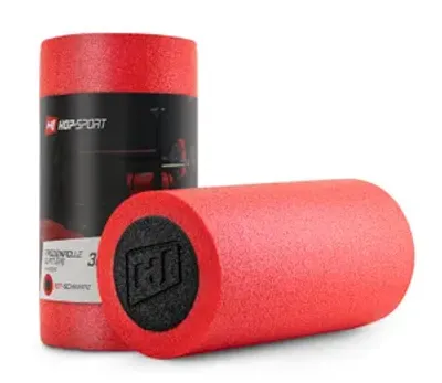 Produktbild von Hop-Sport Faszienrolle für den Rücken und Wirbelsäule – Massagerolle für Ganzkörper-Selbstmassage und Faszien Training - Mittel-Hart, HS-E030YG