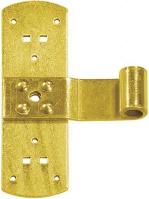 Produktbild von 10x Fensterladen-Mittelband Abschluss gerade 165mm gelb verzinkt