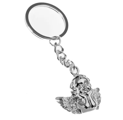 Produktbild von Schlüsselanhänger Taschenanhänger Schutzengel mit Karabinerhaken