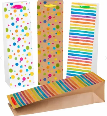Produktbild von Flaschentasche Premium 36x11x11cm sortiert