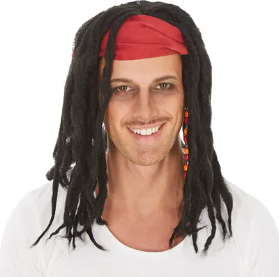 Produktbild von Perücke wilde Rastas - schwarz