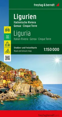 Image de Ligurie 1:150 000 / carte routière et de loisirs