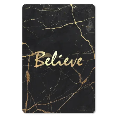 Produktbild von MuchoWow® Mauspad Mousepad Zitat - Hoffnung - Gold - Marmor 18x27 cm - Mousepads - Maus Mat - Pad - Mausunterlage