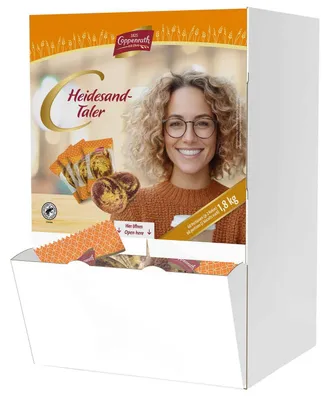 Produktbild von Heidesand-Taler Gebäck von Coppenrath, 1800g (MHD: 26.06.2024)