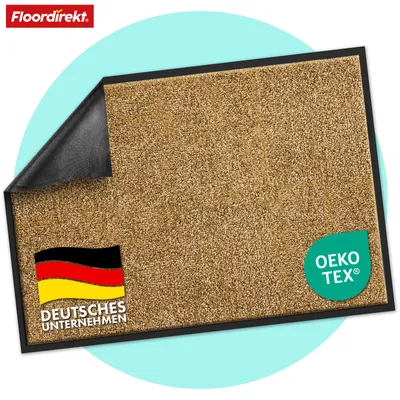 Produktbild von Schmutzfangmatte Rhine erhältlich in vielen Farben & Größen Gilded Beige 60 x 90 cm