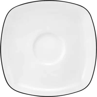 Produktbild von Seltmann Weiden Lido Black Line eckig Teeuntere 13cm