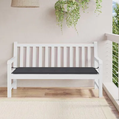 Produktbild von vidaXL Gartenbank-Auflage Schwarz 150x50x3 cm Oxford-Gewebe