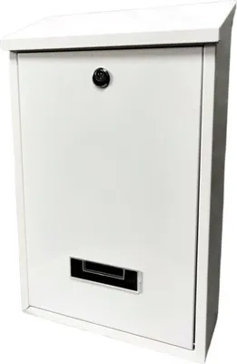 Produktbild von Primaster Briefkasten weiß 25 x 10 x 40 cm