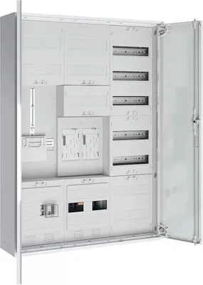 Produktbild von ABN Zählerschrank eHZ 2Z 1T-3Pkt 1V 1APZ, HLAK/OKK IP43 SK2, 5-polig, BxHxT: 800x1100x210mm S37EA320Z