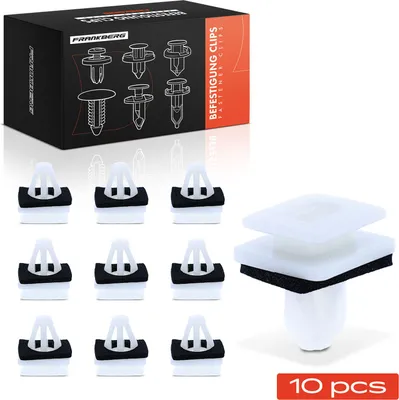 Imagen del producto de Clips de fijación laterales, 10 unidades, compatibles con Honda CR-V II, CR-V VII, coupé, hatchback, familiar y Odyssey