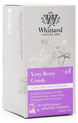 Produktbild von Früchtetee Whittard of Chelsea Very Berry Crush, 20 Stk.