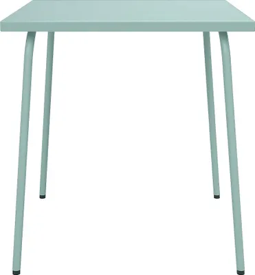 Produktbild von Quadratischer Gartentisch, Länge 70 cm, Metall – Mandelgrün – MIRMANDE von MYLIA