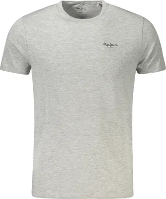Produktbild von Pepe Jeans Slim Fit Rundhals T-Shirt mit Logo Print 70% Baumwolle : Größe - S Größe: S