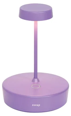 Produktbild von Swap mini pro lila LED-Tischleuchte, wiederaufladbar und dimmbar