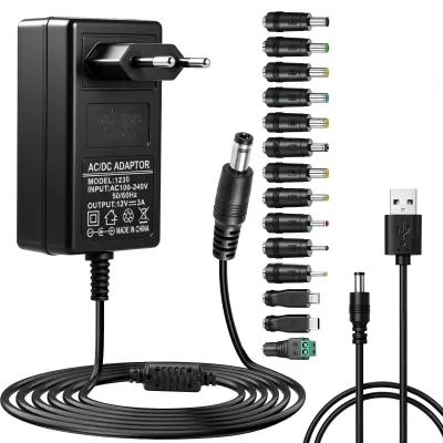 Immagine prodotto di Alimentatore universale da 12 V, 3 A, 36 W