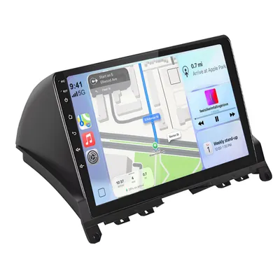 Image de Autoradio Hexinex 9 pouces pour Mercedes-Benz Classe C (W204, S204) de 2006 à 2011, compatible CarPlay et Android, avec GPS, navigation, Wi-Fi, Bluetooth, tuner FM, commandes au volant, format 2DIN, 1 Go de RAM et 32 Go de stockage