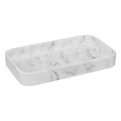 Immagine prodotto di 5five Simply Smart Tablett Lea in Marmor-Optik, Polyresin, Marmorgrau, 19 x 11.3 cm, 174793