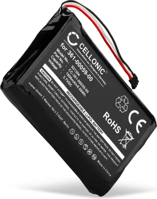 Produktbild von CELLONIC 1x Akku für Navigation Kompatibel mit Garmin Zumo 390LM, Zumo 350, zumo 340LM, 361-00059-00 - (1800mAh, 3.7V)