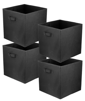 Produktbild von LAVITA Aufbewahrungsbox 31x31x31 cm Schwarz 4 Stück