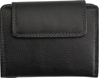Produktbild von Josephine Osthoff Geldbörse Damen Portemonnaie klein KleinGeldbörse Herren slim Münzbörse Geldbeutel mit Münzfach echt Leder RFID-Schutz (938)