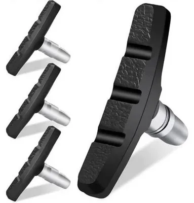 Zdjęcie produktu dla Klocki hamulcowe rowerowe gumowe v brake shimano zestaw 4 szt