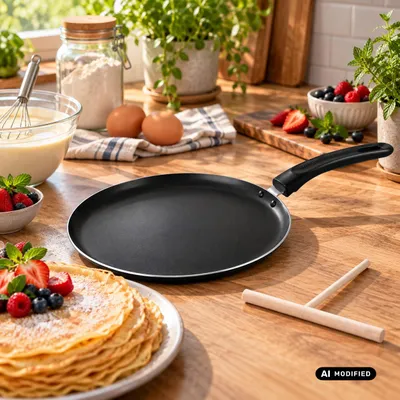 Produktbild von Chef Traiteur Ø 26 cm Crepes-Pfanne Crepespfanne mit Teigverteiler 200237